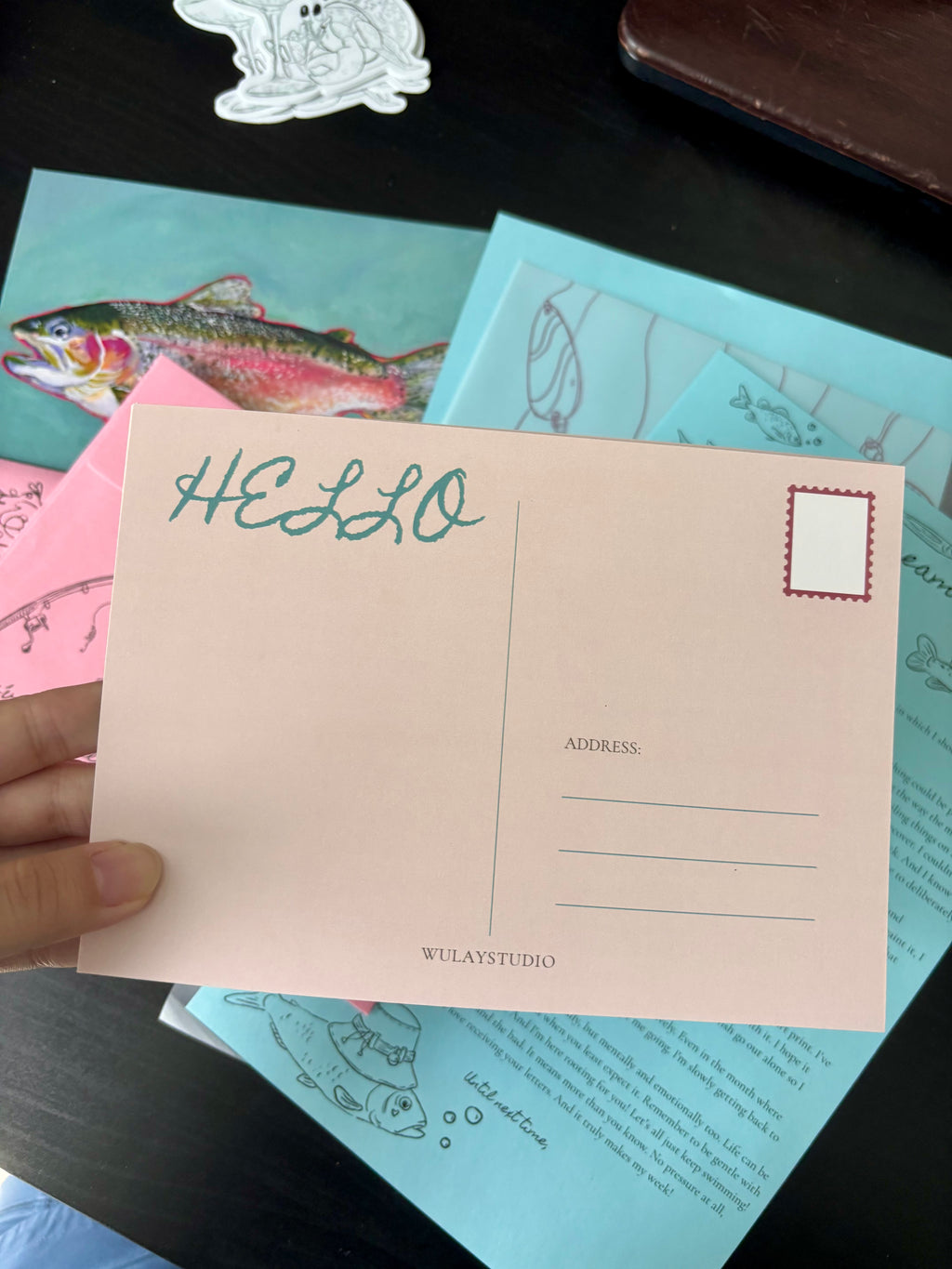 Rainbow Trout Postcard